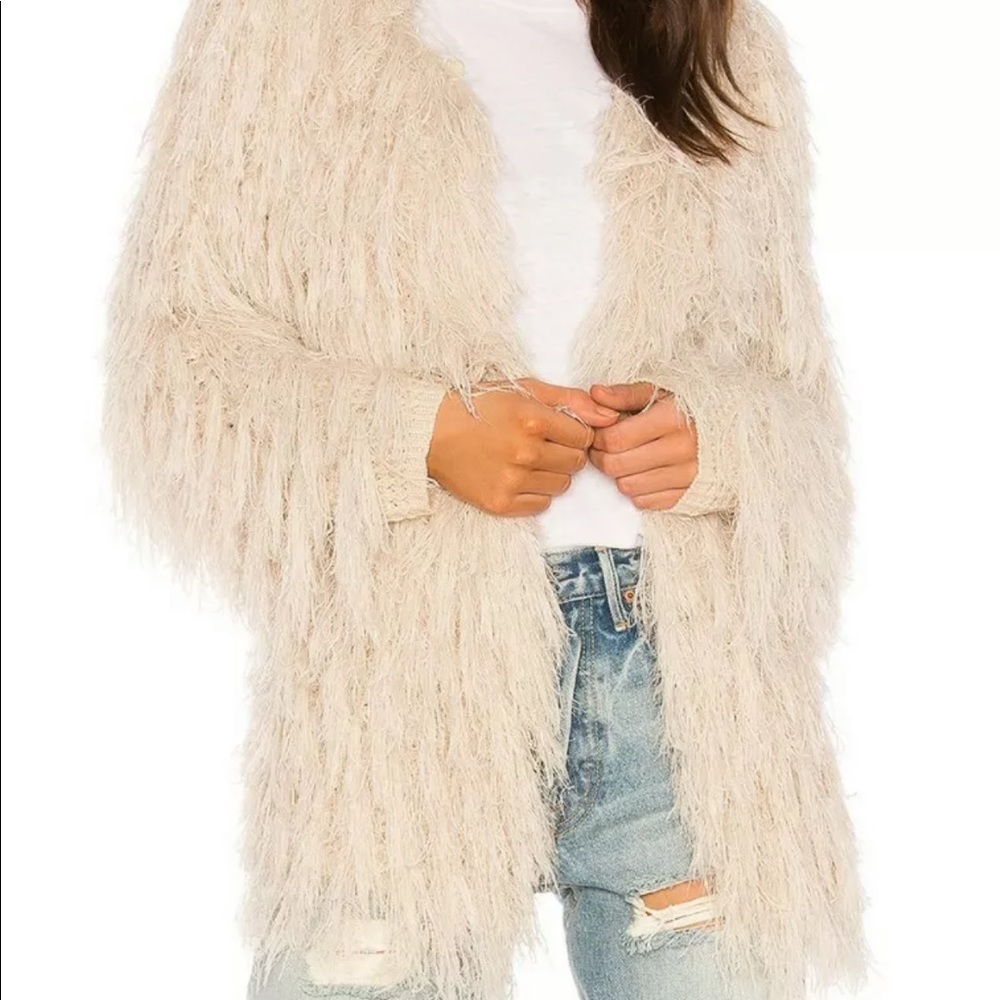 ASTR the Label Shaggy Cardigan